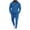 Blue, variant on YOIAVAIOY Men Hooded Sweatsuit Quarter Zip Hoodie Drawstring Pants Waffle Comfy Outfits Athletic Hiking Tracksuit Casual Trendy Matching Set Black M