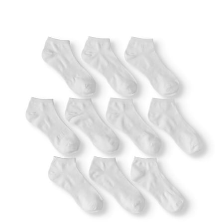 Women's P10 No Show Socks Solid Colors, 10-Pack