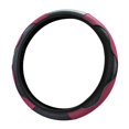 thumbnail image 2 of Opvise Steering Cover Tight Stitch Eco-friendly Decorative Faux Leather Anti Slip Steering Wheel Cover for Decoration, 2 of 8