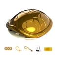 thumbnail image 4 of lionlar Turtle Good Luck Creative Good Meanings Decoration for Gift Friend Trick Toy Gold, 4 of 9