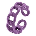 thumbnail image 1 of Colorido Anillo Puño Abierto Cadena Cubana Diseño Dedo Índice Anillo Macarone Moda Candy Anillo Joyería, 1 of 2