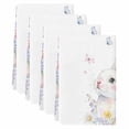 thumbnail image 2 of Easter Bunnies Kitchen Towels Set of 4, Spring Rabbits Floral Butterflies Farmhouse Absorbent Dish Towels for Kitchen, Microfiber Hand Towel, Quick Drying Tea Towel for Cleaning Decorative Dishcloths, 2 of 7