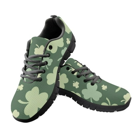 

Summer Ladies Lace Up Sport Running Shoes For Women Sneakers 2023 Woman Casual Shoes Green Leaves Print Mesh Womens Flats
