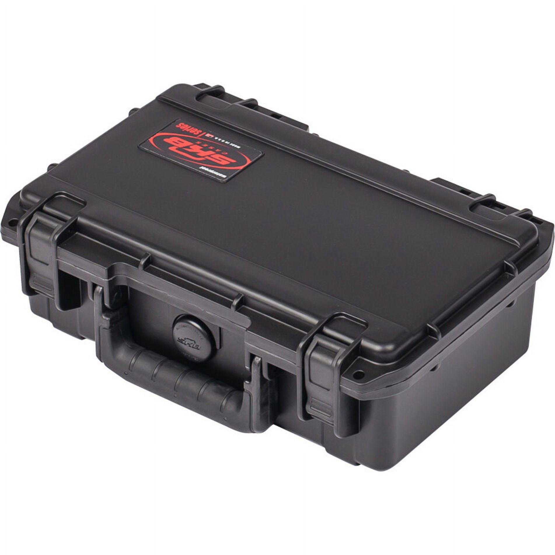 SKB iSeries 12"x9"x4.5" Black Dry Box, Waterproof Gun Case, Durable Shooting Gear Storage (3i-1006-3B-E)