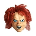 thumbnail image 2 of Juego de niños, fiesta de disfraces, cubierta para la cabeza, tocado de Halloween, máscara de Halloween de miedo, payaso de terror de Halloween, máscara de miedo, disfraces de terror, divertido látex, 2 of 6