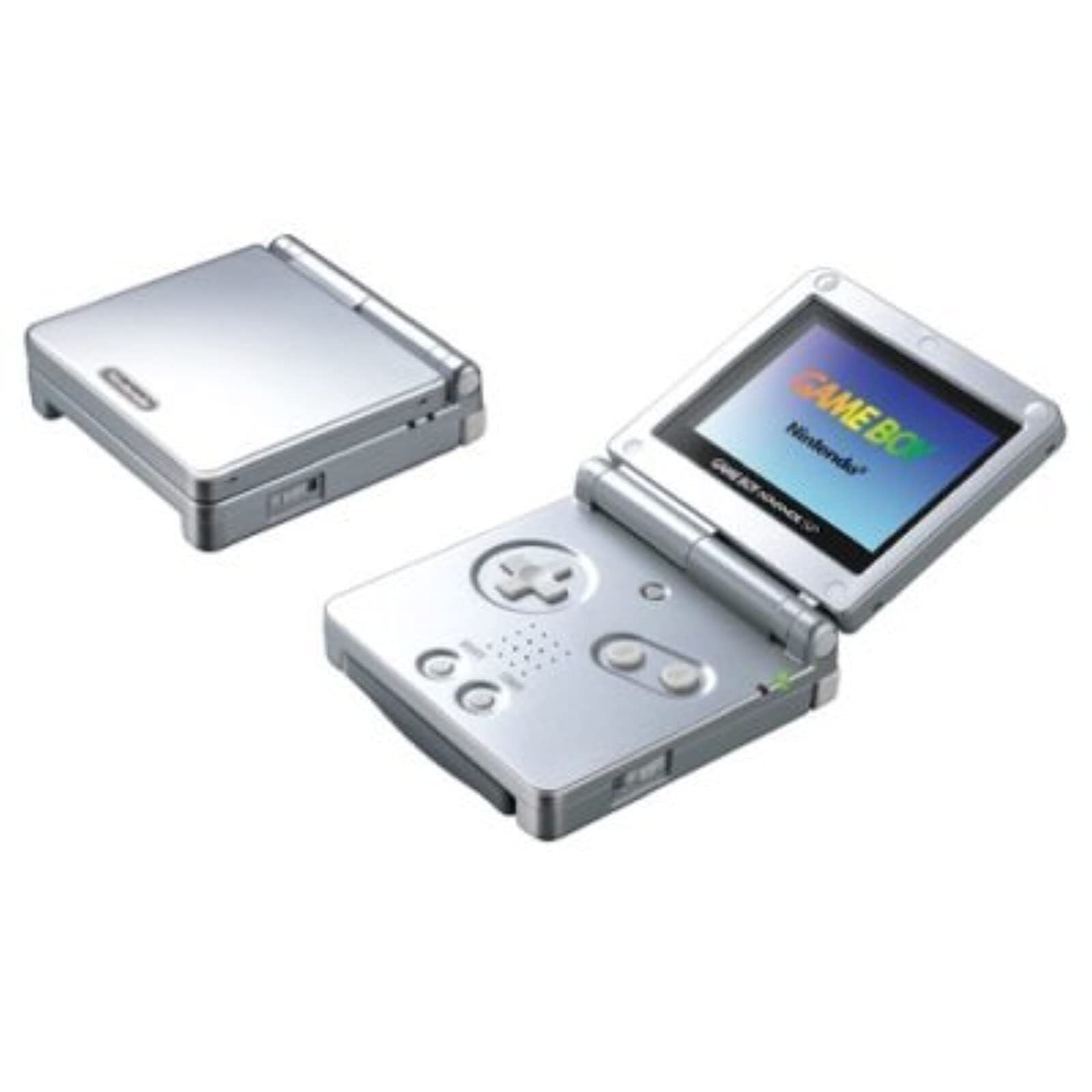 Nintendo GBA Gameboy Game Boy Advance SP Console (Platinum Silver