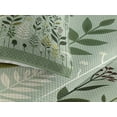 thumbnail image 3 of Ambesonne Monstera Quilted Coverlet 3 Pcs, Scandinavian Botanical Art, Queen Size, Pale Green Coconut Fawn, 3 of 4