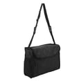 thumbnail image 1 of Bolsa de almacenamiento colgante para silla de ruedas, acolchada, de algodón, para el hogar, accesorios para andador, scooter y carrito, color negro, 1 of 14