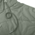 thumbnail image 7 of Fnooota Womens Puffer Jackets with Hood, Zip Front Waterproof Mid-length Warm Winter Coats Outerwear Gray Size 3XL, 7 of 7