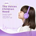 thumbnail image 3 of Kids Headphones,Wired Headphones for Kids with Safe Volume Limiter,Foldable Adjustable Wired Headphones for Kids,Kids Headphones for School Tablet Airplane,Over-Ear Headphones, 3 of 6