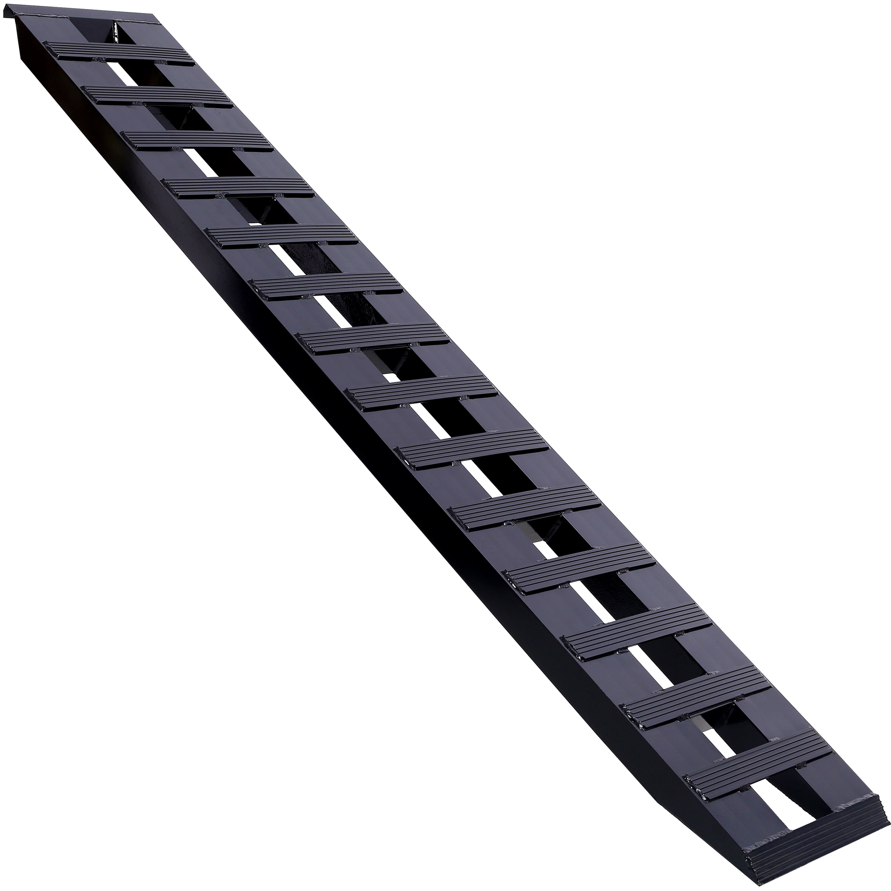 Aluminum Loading Ramps, 8800 LBS Capacity, Anti-Slip Rungs, Serrated Cross Rungs, Portable