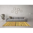 thumbnail image 3 of Ahgly Company Indoor Rectangle Abstract Brown Modern Area Rugs, 3' x 5', 3 of 4