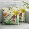 thumbnail image 3 of ONETECH Spring Floral Throw Pillow Cover  Wildflowers Plants Butterfly Patio Decorative Pillow Cushion Cases Outdoor Cushion Covers for Couch Sofa Bedroom Car Home Decor, 3 of 5