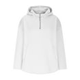 thumbnail image 6 of tarylea Hoodie for Women Half Zipper Sweatshirt with Pockets Oversized Solid Color Long Sleeve Pullover Casual Loose Sports Tops, 6 of 7