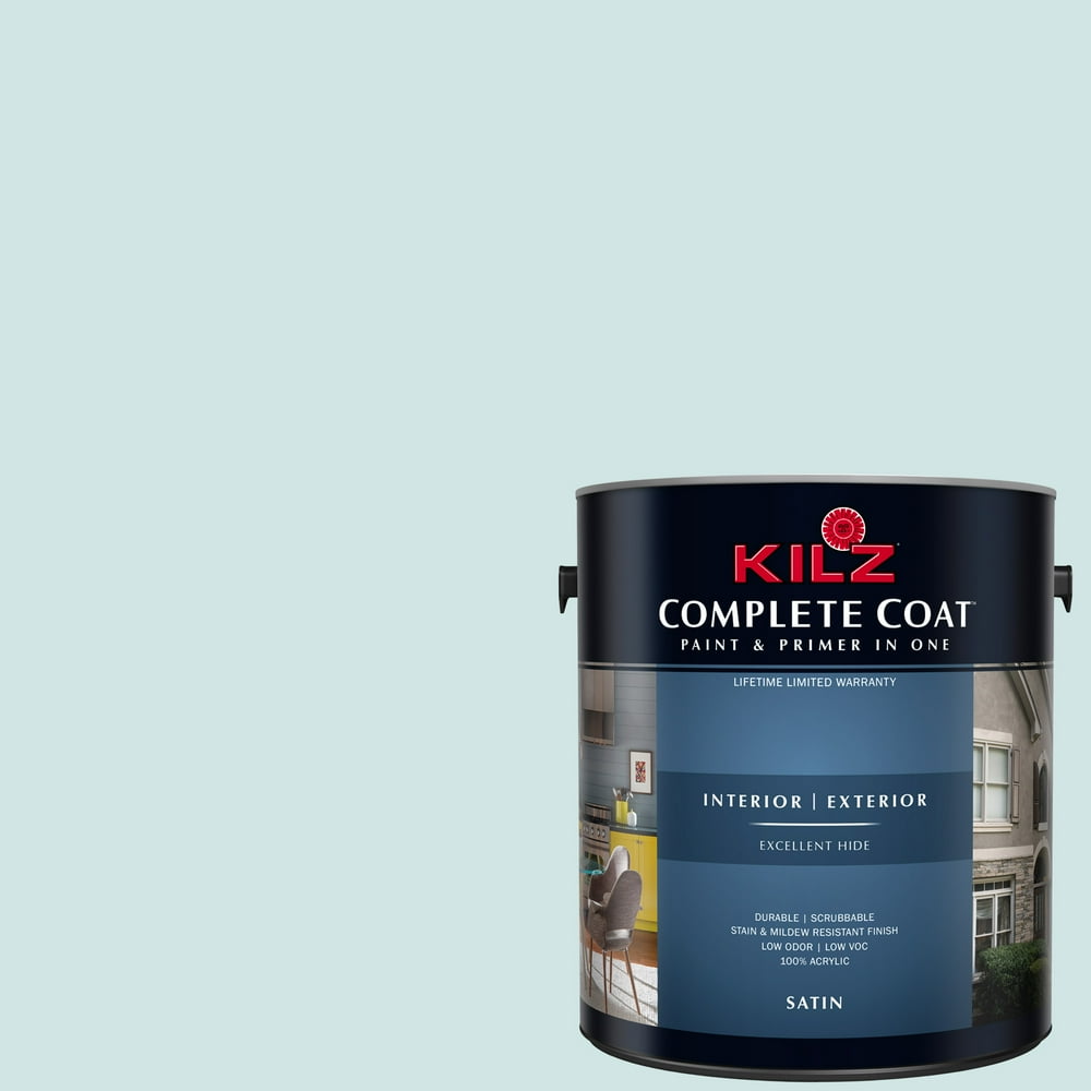 Sea Glass, KILZ Complete Coat Interior/Exterior Paint & Primer in One