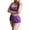 Purple, variant on Two Piece Casual Workout Sets for Women Athletic 2 Piece Summer Outfits Lounge Matching Sets Clothing Red XL