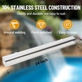 thumbnail image 3 of QinaQin Fuente exterior de pared en acero inoxidable con tira LED y control remoto, ideal para estanque, jardín o patio, 3 of 7