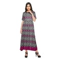 thumbnail image 4 of Moomaya Printed Kurta Dress Summer Wear Ladies Kurti Long Tunic Tops For Women, 4 of 5