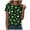 Dark Green, variant on larppty St Patricks Day Shirt Women Short Sleeve Crew Neck Irish Shamrock Tops Loose Fit Luck Leaf Clover Patricks Shirt (Dark Green, S)