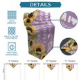 thumbnail image 4 of Positive Energy Sunflower Purple Table Runner Modern Table Flag Home Party Country Wedding Decoration Tablecloth Table Runners, 4 of 5