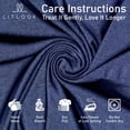 thumbnail image 5 of LitLook Hacci Sweater Knit Fabric by the Yard - 4-Way Stretch 190 GSM Pashmina Fabric for Sweaters, Cardigans, Hoodies, Dresses, Loungewear - Black / Off White, 5 of 6