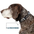thumbnail image 6 of Crunchyroll Pet Collar, Dog Collar Metal Seatbelt Buckle, Hells Paradise Kanji Title Logo and Gabimaru Face Black White, 9.5 to 13 Inches 1.0 Inch Wide, 6 of 8