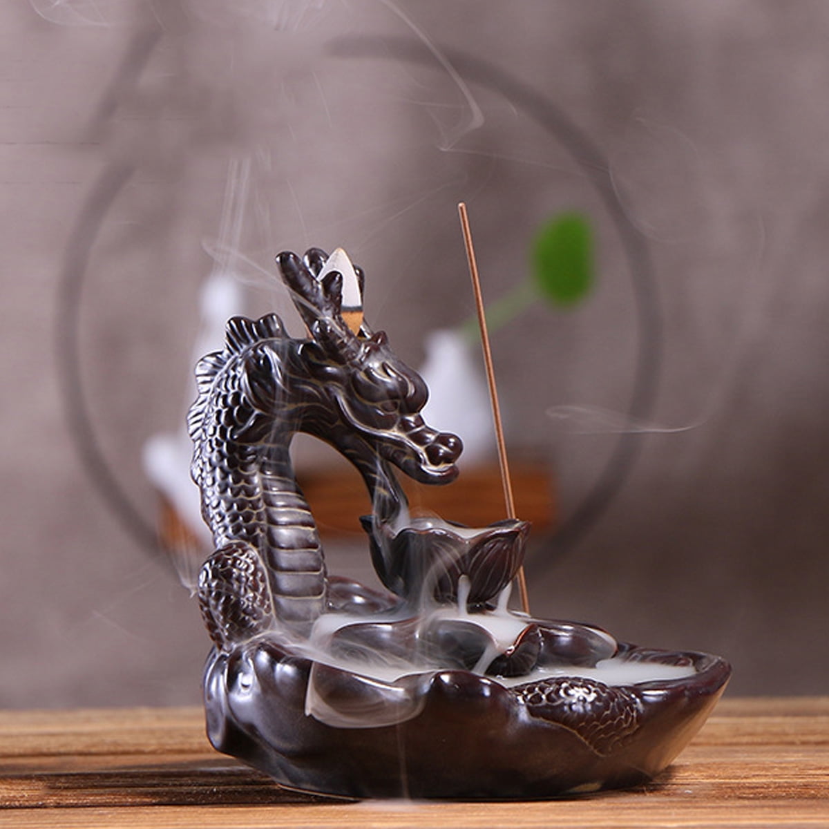 Grtxinshu Ceramic Glaze Dragon Censer Waterfall Smoke Backflow Cone Sticks Incense Burner With 10pcs Cones Walmart Com Walmart Com Grtxinshu Ceramic Glaze Dragon Censer Waterfall Smoke Backflow Cone Sticks Incense Burner With 10pcs Cones Walmart Com Walmart Com