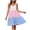 Pink, variant on Boho Dresses for Women 2026 Tie Shoulder Spaghetti Strap Tiered Ruffle Mini Dress Loose Flowy Sundress Casual Beach Sun Dress Holiday Travel Clothing