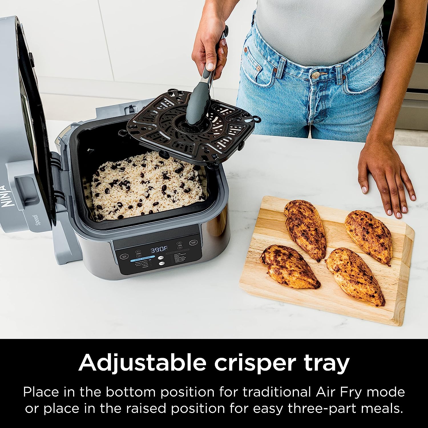 Ninja Speedi Rapid Cooker & Air Fryer SF302A, 6-Quart, 11-in-1 Functionality