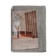 thumbnail image 2 of cortina de jacquard con arillos poliéster gris claro 210 x 140 cm, 2 of 5