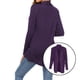 thumbnail image 3 of Cárdigan de punto de gran tamaño de manga larga con frente abierto para mujer para protegers de para proteger para casual, diario, vacaciones, oficina, hogar, Morado L Baoblaze Abrigo tipo cárdigan, 3 of 8