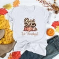 thumbnail image 2 of Odeerbi Womens Tops Going Out Tops 2025 Casual Thanksgiving Print Pullover Short Sleeve T-Shirt Shirt White, 2 of 6