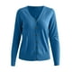thumbnail image 4 of Moda Mujer Botones Manga Larga Casual Sólido Corto Abrigo Cárdigan Blusa Odeerbi  ODB-6, 4 of 4