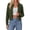 Army Green, variant on PRETTYGARDEN Womens Cropped Button Up Knit Cardigan Sweater | Cute Crewneck Long Sleeve Lightweight Tops, Fall Trendy Slim Fit Soft Cozy Casual Cardigans, Holiday Party Sweaters