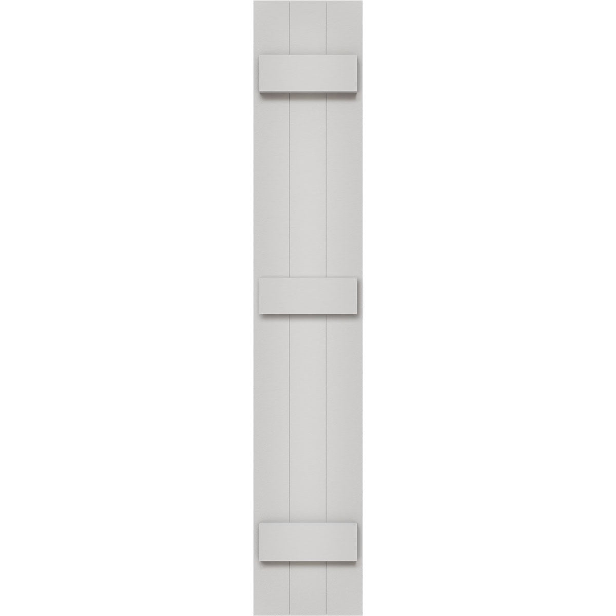 Ekena Millwork Timberthane Faux Window Shutter, Rough Cedar