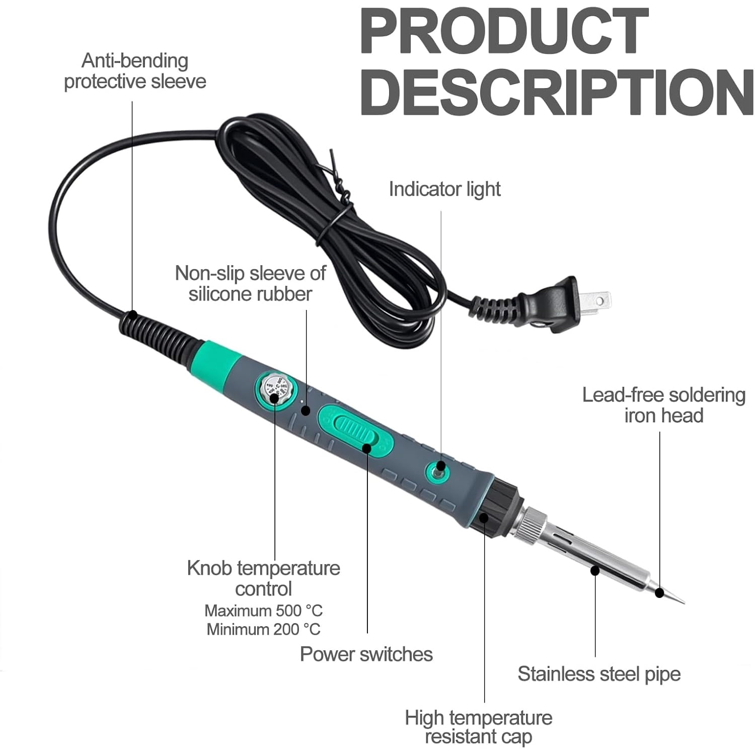 Plant Pot Perforator With 7 Drill Bits,2-in-1 Electric Soldering Iron for DIY Plant Pot Drainage Hole
