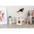 thumbnail image 6 of TRIXIE Valencia Plush & Sisal 3-Level 28" Cat Tree with Scratching Posts & Condo, Beige, 6 of 7