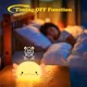 thumbnail image 4 of Bonita luz nocturna Axolotl, lámpara de silicona para dormir para guardería, luces nocturnas con Control táctil, lámpara de mesa recargable por USB para bebé y niño, 4 of 5