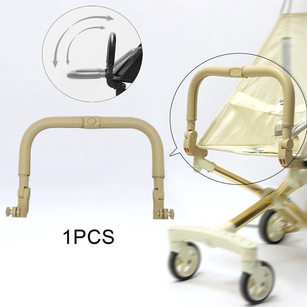 Barre de pare-chocs à angle réglable pour une prise en main confortable, accoudoir universel de poussette avec poignée en silicone Barre de pare-chocs à angle réglable pour une prise en main confortable, accoudoir universel de poussette avec poignée en silicone
