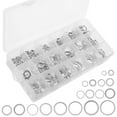 thumbnail image 2 of 470Pcs Automotive Oil Drain Plug Gasket Aluminum Alloy Metric Flat Washer Assortment Set 18 Sizes Durable Oil Sealing Spacers Replacement for Automotive Oil Drains, 2 of 11