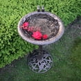 thumbnail image 5 of Oakland Living Corporation Premium Hummingbird Bird Bath Silver, 5 of 5