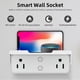 thumbnail image 5 of Regleta WiFi BLE Control remoto Enchufes dobles Receptáculo 10A Enchufe estadounidense CA 100‑240V, 5 of 8