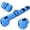 Blue, variant on Riousery Waterproof Nylon Children's Golf Club Carry Bag Lightweight Foldable Soft Pitch and Putt Practice Case for Kids, Holds 3 Clubs, 32.28 inches / 82 cm, Blue