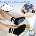 thumbnail image 3 of Baby Toddler Non Slip Socks 12 Pairs Toddler Socks with Grip Anti Slip Crew Socks for 0-7 Years Boys, 3 of 5