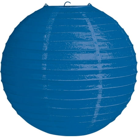 12" Blue Paper Lantern