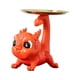 thumbnail image 4 of Estatua de Dragón chino BLESIY de resina naranja decoración de año Nuevo Chino, 4 of 8