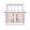 Pink, variant on Bunny Easter Sheer Curtains 45 Inch Length 2 Panels Set Window Treatments, Pink Plaid Spring Floral Pastoral Rod Pocket Semi Curtains for Living Room/Bedroom/Kitchen Décor, 104"W x 45"L