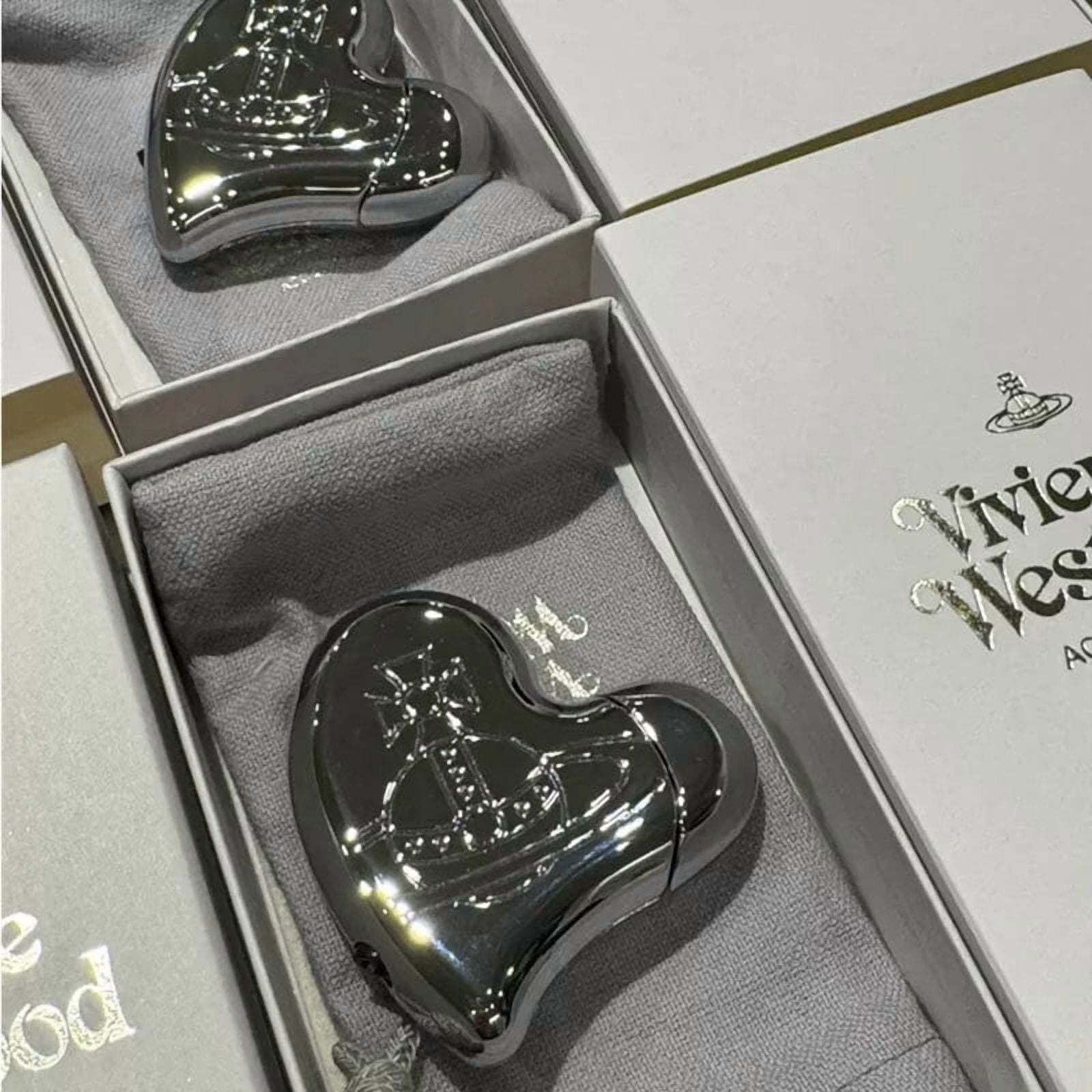 Vivienne Westwood Lighter Heart Shape Electronic Gas, Logo Boxed 
