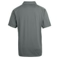 thumbnail image 3 of Men's Cutter & Buck Steel San Diego Padres Prospect Textured Stretch Big & Tall Polo, 3 of 3