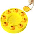 thumbnail image 2 of Rompecabezas de comida para perros Dispensador de golosinas de IQ Dispensador de alimentación interactivo para entrenamiento y enriquecimiento - amarillo Sunnimix alimentador de juegos de entrenamiento, 2 of 7